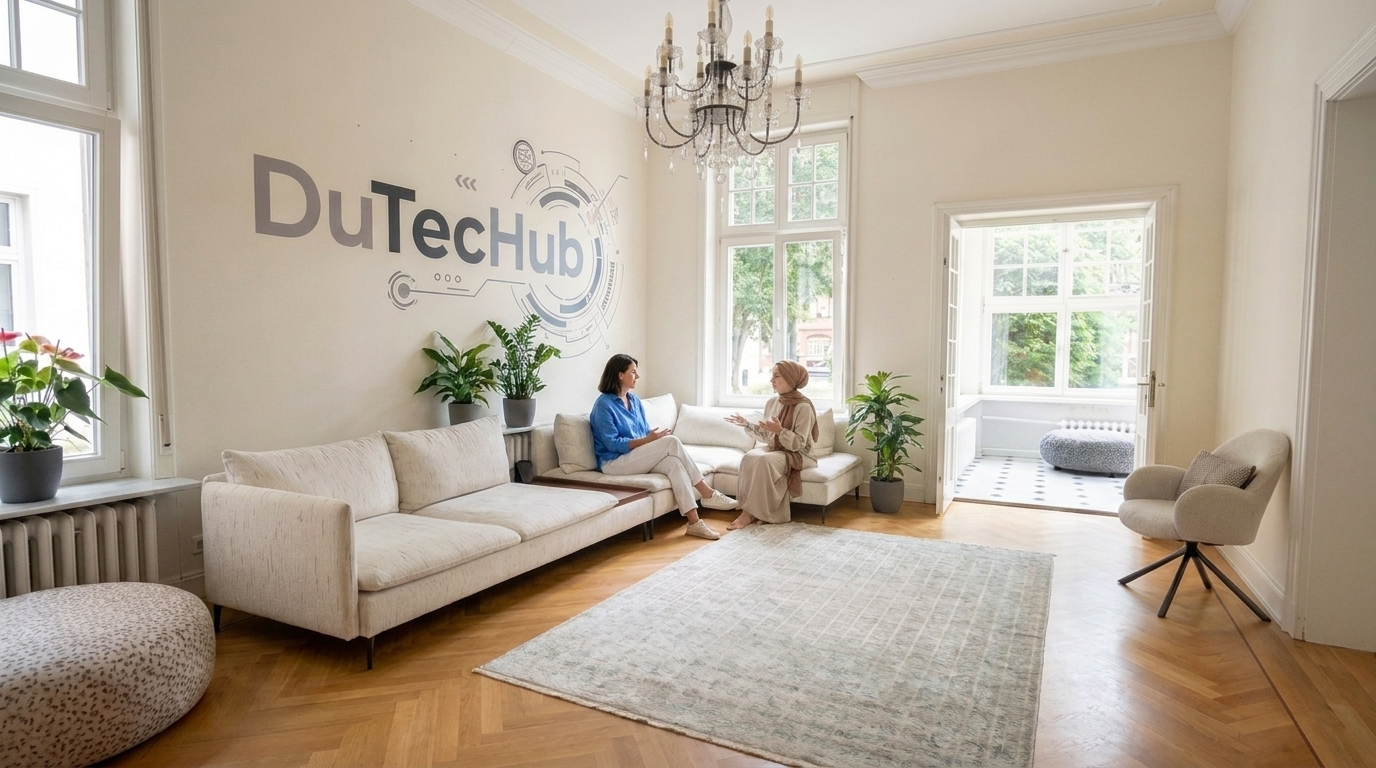 The DuTecHub ground-floor lounge