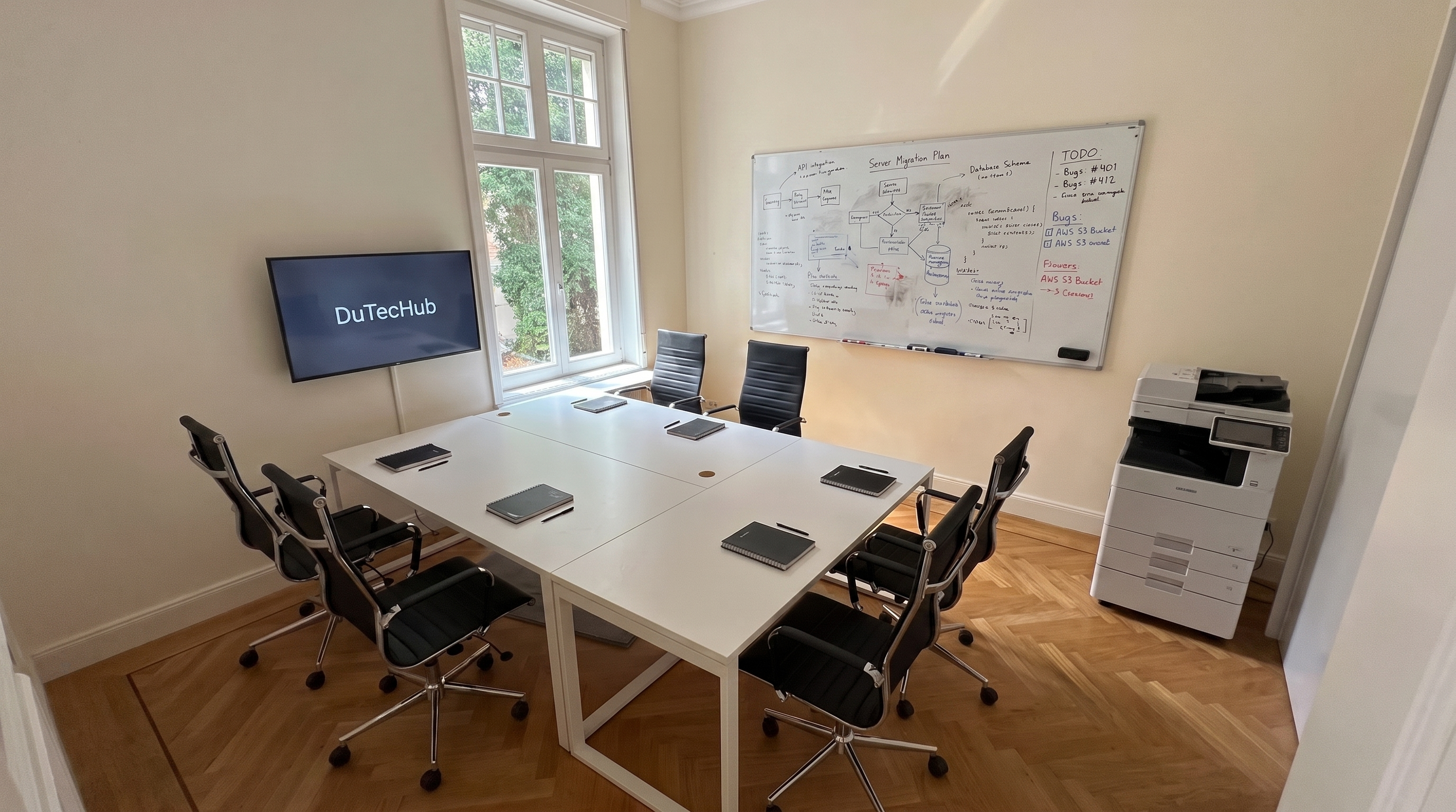 A DuTecHub meeting room